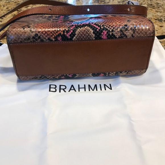 Brahmin Carrie Crossbody - Marmalade Tangelo - Picture 4 of 7